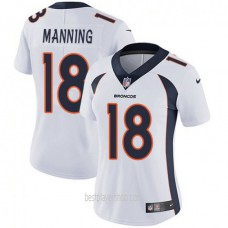 Peyton Manning Denver Broncos Womens Authentic White Jersey Bestplayer